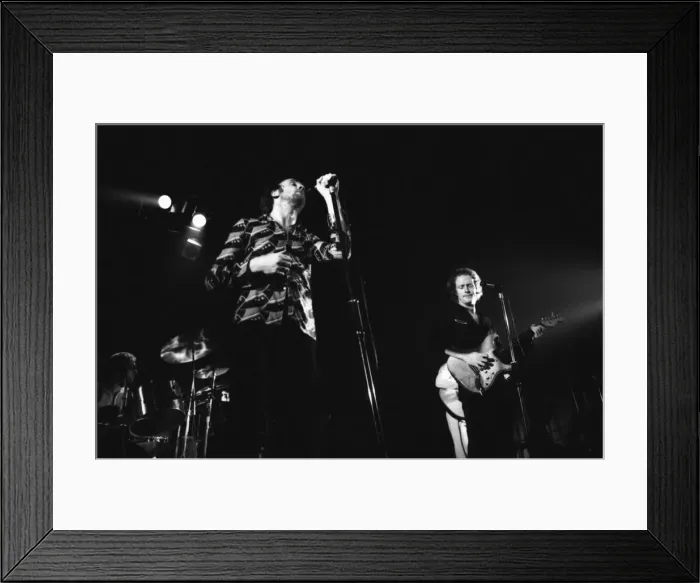 Framed Print : Family, English rock group, farewell concert at De Montfort, Leicester Framed Print : Family, English rock group, farewell concert at De Montfort, Leicester