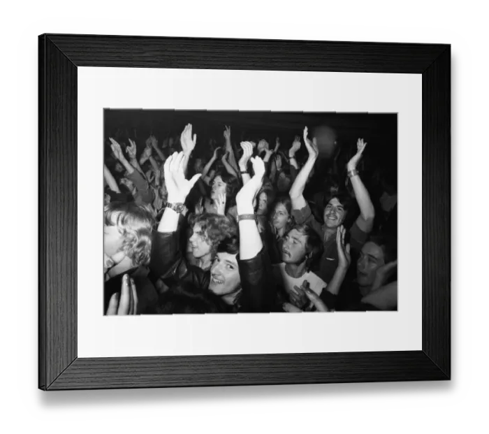 Framed Print : Family, English rock group, farewell concert at De Montfort, Leicester