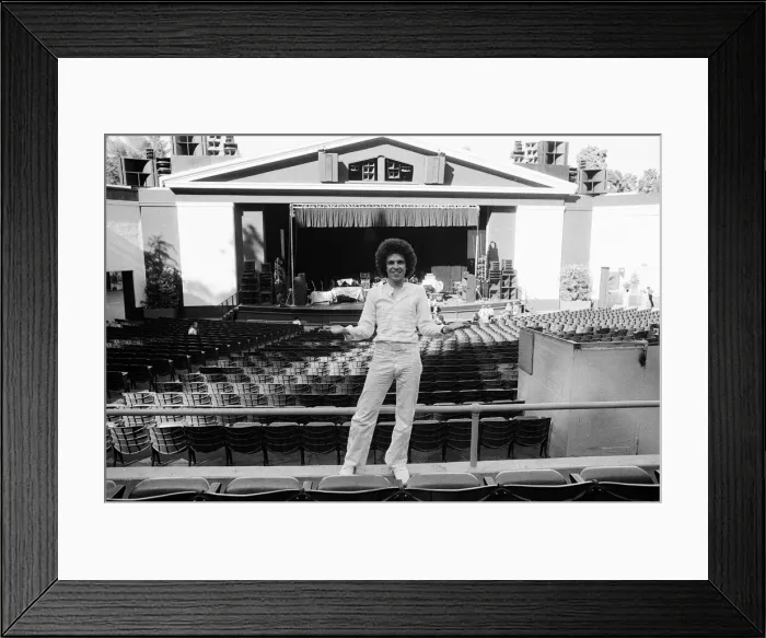 Framed Print : Singer Leo Sayer at the Greek Theatre, Los Angeles, California. 26th July 1977 Framed Print : Singer Leo Sayer at the Greek Theatre, Los Angeles, California. 26th July 1977