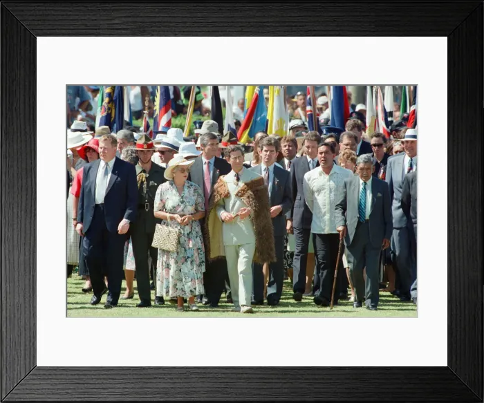 Framed Print : Prince Charles during Maori Day Celebrations In Waitangi, New Zealand Framed Print : Prince Charles during Maori Day Celebrations In Waitangi, New Zealand