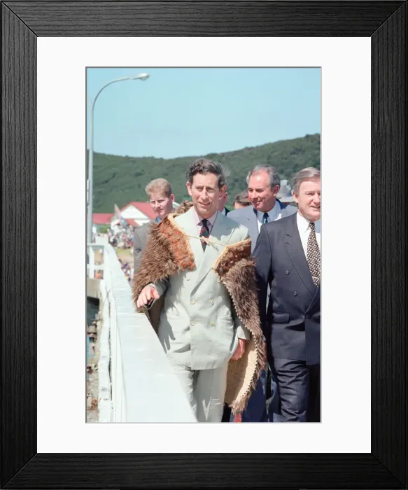Framed Print : Prince Charles during Maori Day Celebrations In Waitangi, New Zealand Framed Print : Prince Charles during Maori Day Celebrations In Waitangi, New Zealand