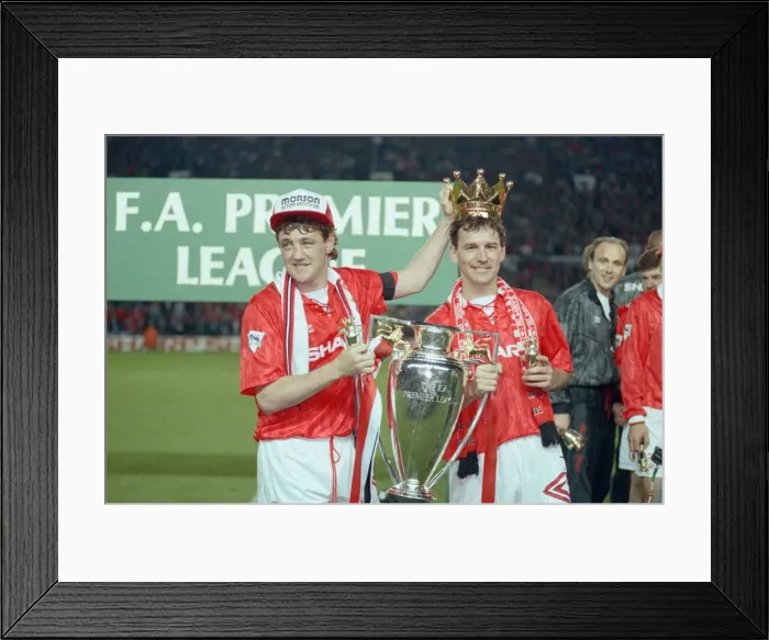 Framed Print : English Premier League match at Old Trafford. Manchester United v Blackburn Rovers Framed Print : English Premier League match at Old Trafford. Manchester United v Blackburn Rovers