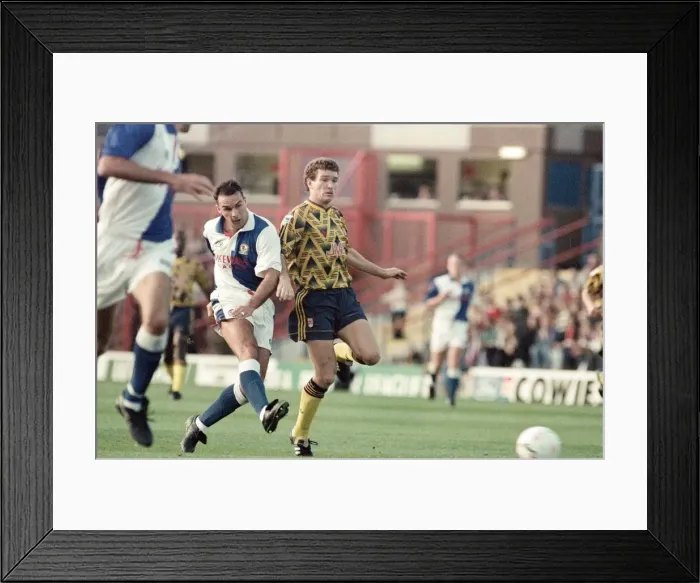Framed Print : Blackburn Rovers 1-0 Arsenal, Premier League match at Ewood Park, Blackburn
