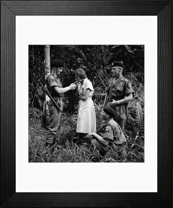 Framed Print : Two members of the WVS are busy acting as Mums Framed Print : Two members of the WVS are busy acting as Mums