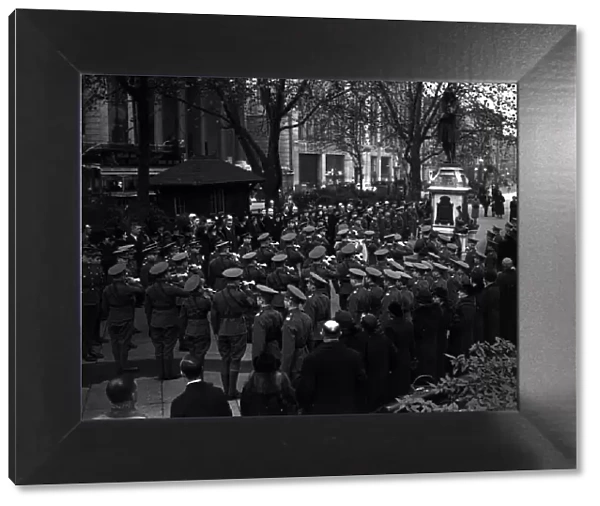 Colston Day 1936, Colston Cadets, boys of Colstons School pay respects to their