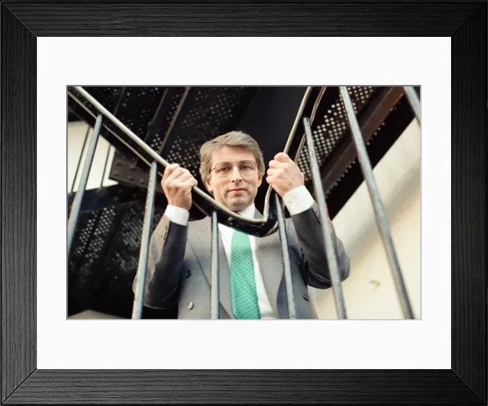 Framed Print : Jonathan Dimbleby, presenter of current affairs and political radio Framed Print : Jonathan Dimbleby, presenter of current affairs and political radio