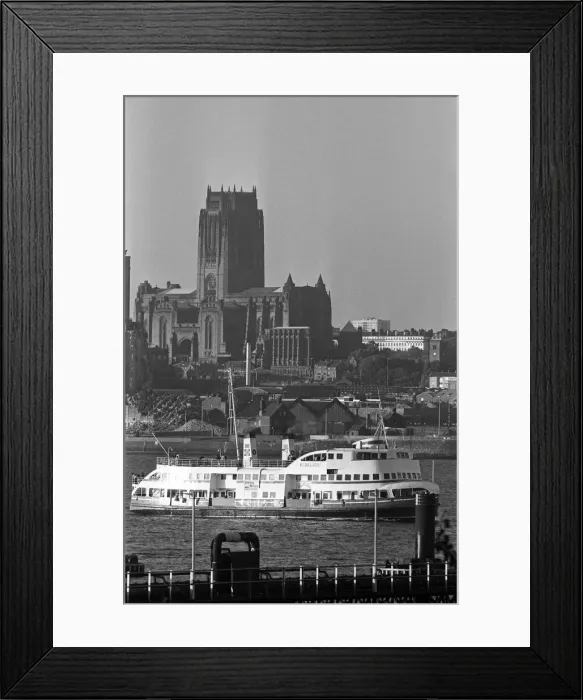 Framed Print : Views of Liverpool Anglican Cathedral and the Grain Silo, currently being demolished Framed Print : Views of Liverpool Anglican Cathedral and the Grain Silo, currently being demolished