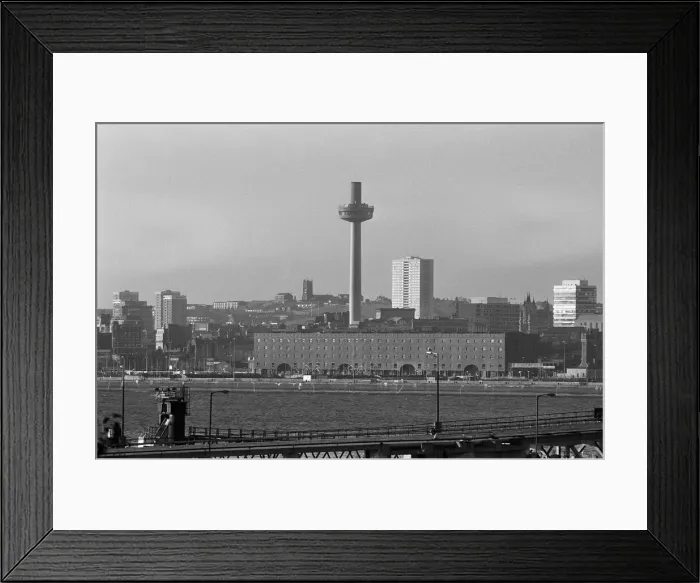 Framed Print : Views of Liverpool, including St. Johns Beacon. 13th July 1989 Framed Print : Views of Liverpool, including St. Johns Beacon. 13th July 1989