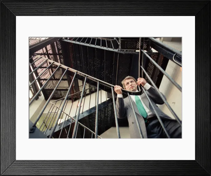 Framed Print : Jonathan Dimbleby, presenter of current affairs and political radio Framed Print : Jonathan Dimbleby, presenter of current affairs and political radio