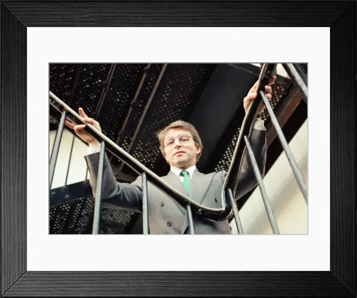 Framed Print : Jonathan Dimbleby, presenter of current affairs and political radio Framed Print : Jonathan Dimbleby, presenter of current affairs and political radio