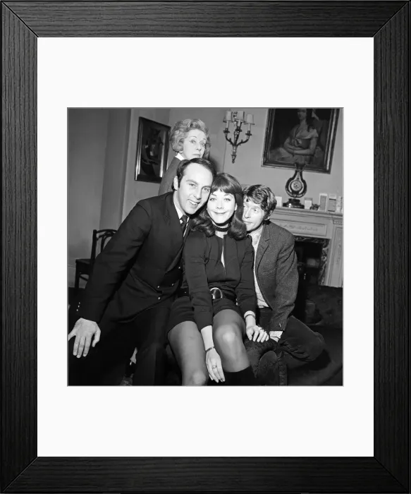Framed Print : The stars of the new comedy entitles No Sex Please
