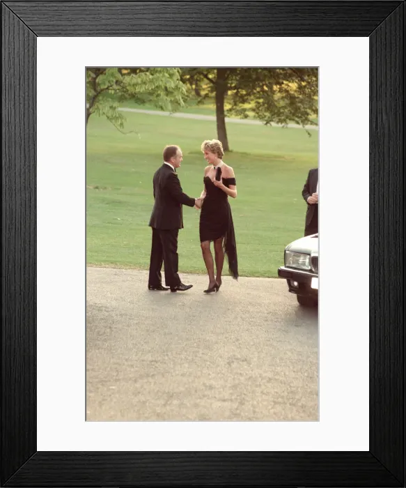 Framed Print : HRH Princess Diana, The Princess of Wales arrives for The Serpentine GalleryOs summer Framed Print : HRH Princess Diana, The Princess of Wales arrives for The Serpentine GalleryOs summer