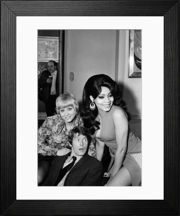 Framed Print : The stars of the new comedy entitles No Sex Please