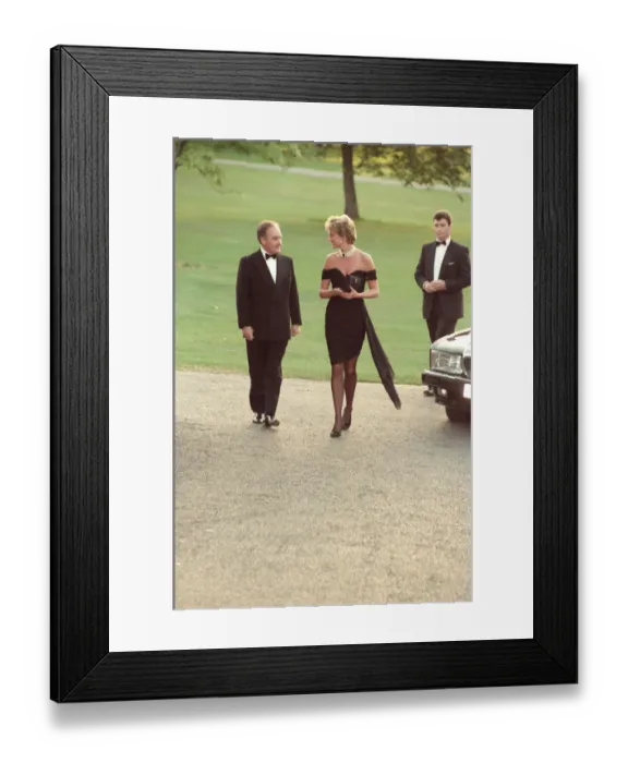 Framed Print : HRH Princess Diana, The Princess of Wales arrives for The Serpentine GalleryOs summer Framed Print : HRH Princess Diana, The Princess of Wales arrives for The Serpentine GalleryOs summer