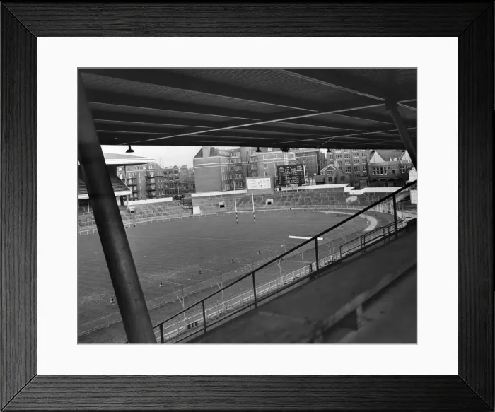 Framed Print : Cardiff Arms Park, Wales, Sunday 25th November 1956 Framed Print : Cardiff Arms Park, Wales, Sunday 25th November 1956