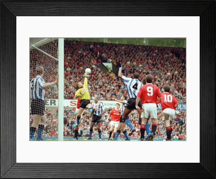 Framed Print : Manchester United v Sheffield Wednesday at Old Trafford