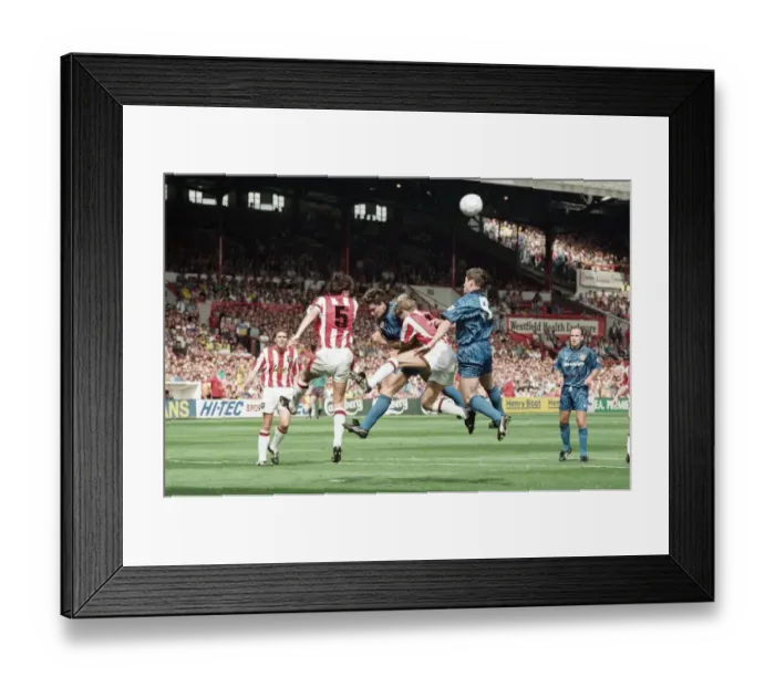 Framed Print : Sheffield United 2 - 1 Manchester United Premier League match at Bramall Lane, Sheffield