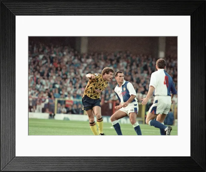 Framed Print : Blackburn Rovers 1-0 Arsenal, Premier League match at Ewood Park, Blackburn