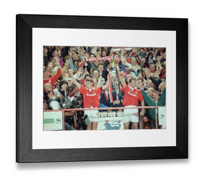 Framed Print : English Premier League match at Old Trafford. Manchester United v Blackburn Rovers Framed Print : English Premier League match at Old Trafford. Manchester United v Blackburn Rovers