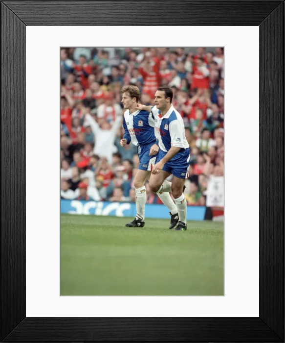 Framed Print : English Premier League match at Old Trafford. Manchester United v Blackburn Rovers Framed Print : English Premier League match at Old Trafford. Manchester United v Blackburn Rovers