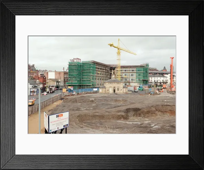 Framed Print : General view of the site for the International Centre for Life. Newcastle Framed Print : General view of the site for the International Centre for Life. Newcastle