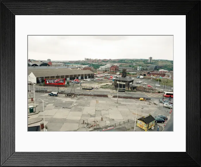 Framed Print : View from the top of Anderson and Garland of the work starting on the New Science Framed Print : View from the top of Anderson and Garland of the work starting on the New Science