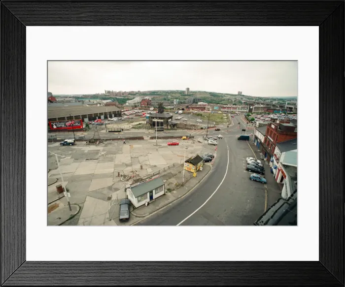 Framed Print : View from the top of Anderson and Garland of the work starting on the New Science Framed Print : View from the top of Anderson and Garland of the work starting on the New Science