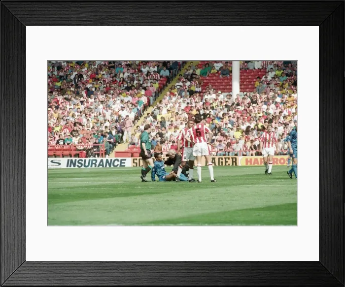 Framed Print : Sheffield United 2 - 1 Manchester United Premier League match at Bramall Lane, Sheffield Framed Print : Sheffield United 2 - 1 Manchester United Premier League match at Bramall Lane, Sheffield