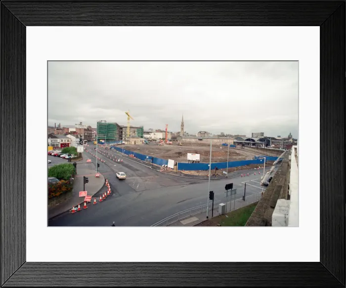 Framed Print : General view of the site for the International Centre for Life. Newcastle Framed Print : General view of the site for the International Centre for Life. Newcastle