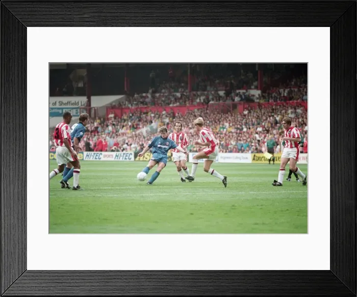 Framed Print : Sheffield United 2 - 1 Manchester United Premier League match at Bramall Lane, Sheffield