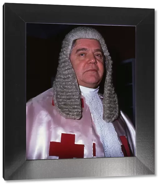 Lord Cameron wearing his robes january 1989