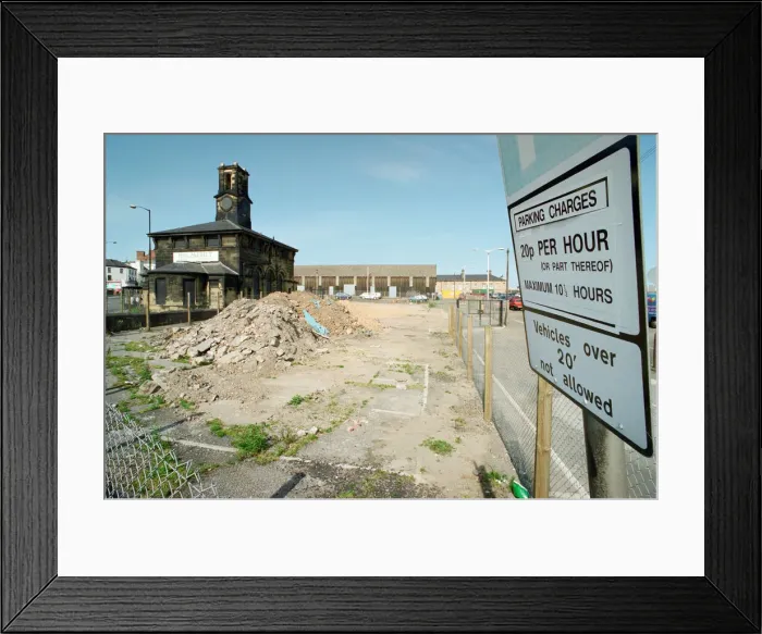 Framed Print : The Cattle Market in Newcastle. 24th June 1996 Framed Print : The Cattle Market in Newcastle. 24th June 1996
