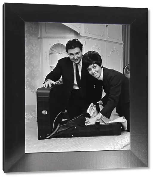 Helen Shapiro and Duncan Weldon, who had to break off their honeymoon after only one cay