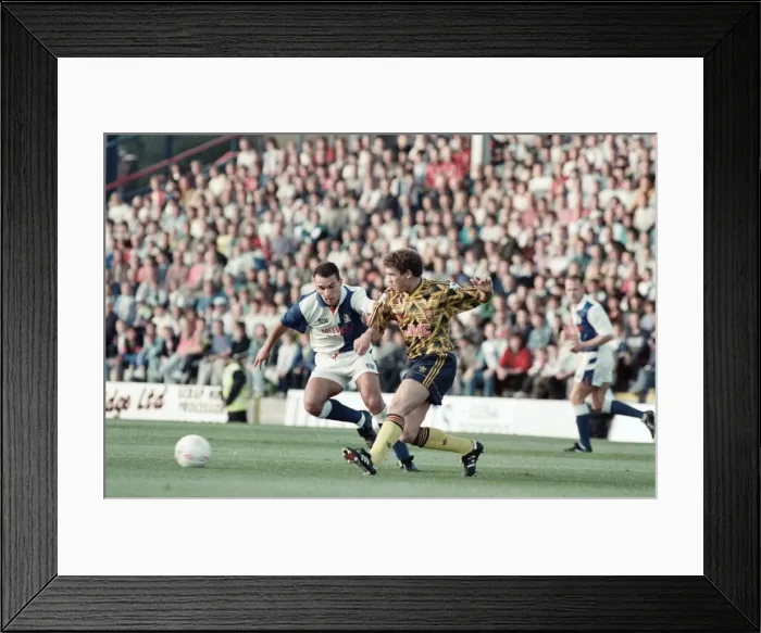 Framed Print : Blackburn Rovers 1-0 Arsenal, Premier League match at Ewood Park, Blackburn