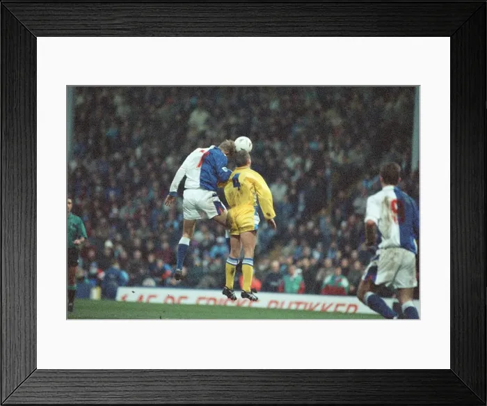 Framed Print : Blackburn Rovers 3 - 1 Leeds United, Premier League match at Ewood Park Framed Print : Blackburn Rovers 3 - 1 Leeds United, Premier League match at Ewood Park