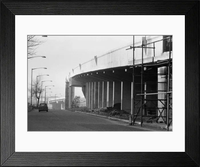 Framed Print : The M6 interchange at Gravelly Hill under construction, also known as Spaghetti Junction Framed Print : The M6 interchange at Gravelly Hill under construction, also known as Spaghetti Junction