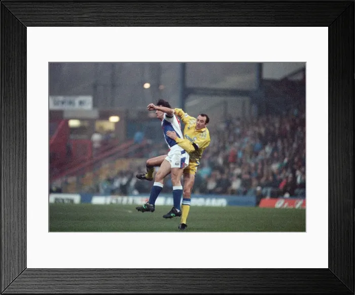Framed Print : Blackburn Rovers 3 - 1 Leeds United, Premier League match at Ewood Park Framed Print : Blackburn Rovers 3 - 1 Leeds United, Premier League match at Ewood Park