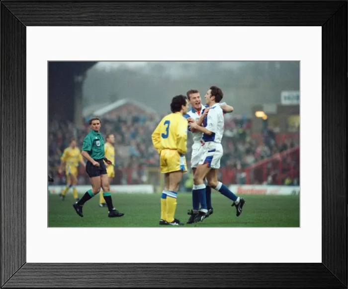 Framed Print : Blackburn Rovers 3 - 1 Leeds United, Premier League match at Ewood Park. Alan Shearer Framed Print : Blackburn Rovers 3 - 1 Leeds United, Premier League match at Ewood Park. Alan Shearer