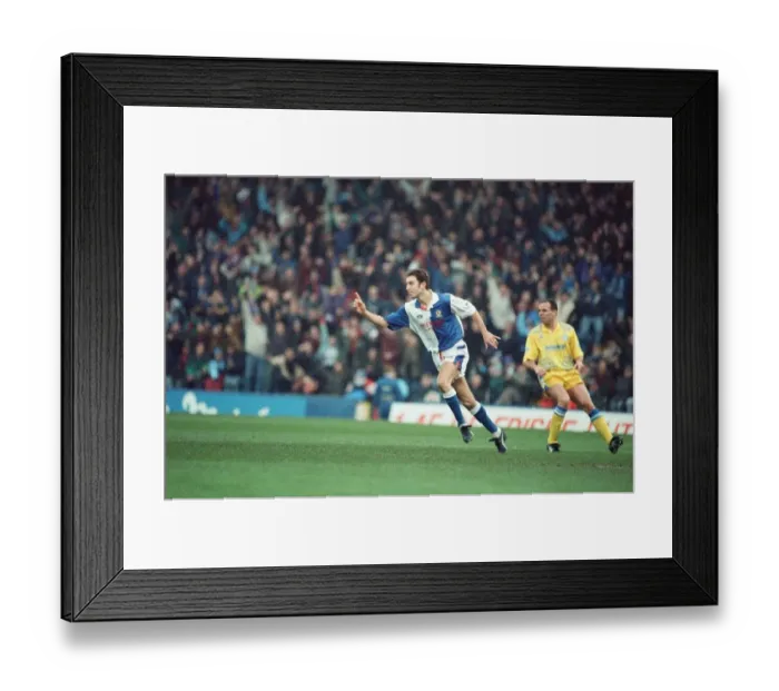 Framed Print : Blackburn Rovers 3 - 1 Leeds United, Premier League match at Ewood Park Framed Print : Blackburn Rovers 3 - 1 Leeds United, Premier League match at Ewood Park
