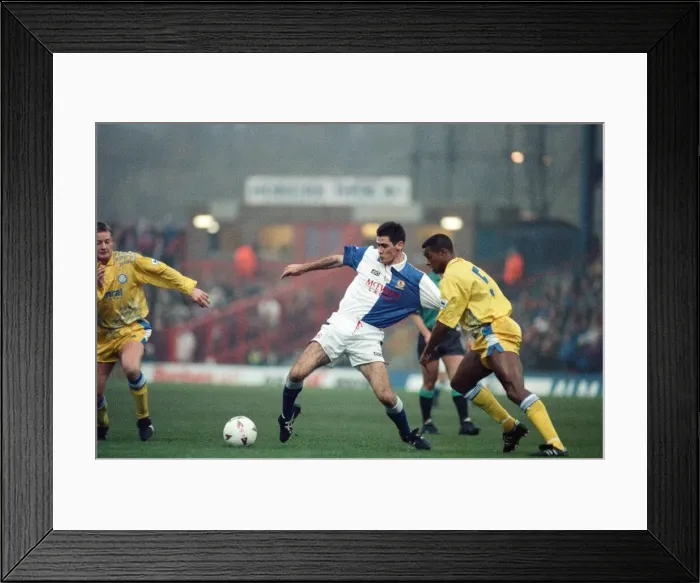 Framed Print : Blackburn Rovers 3 - 1 Leeds United, Premier League match at Ewood Park Framed Print : Blackburn Rovers 3 - 1 Leeds United, Premier League match at Ewood Park