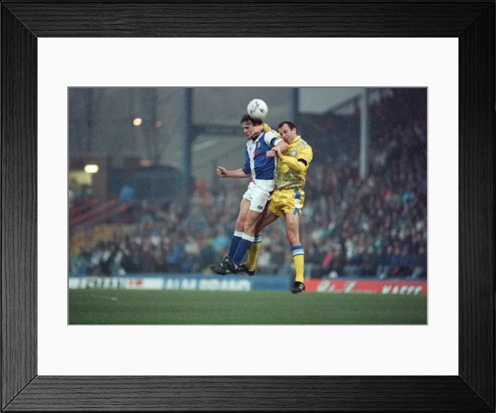 Framed Print : Blackburn Rovers 3 - 1 Leeds United, Premier League match at Ewood Park Framed Print : Blackburn Rovers 3 - 1 Leeds United, Premier League match at Ewood Park