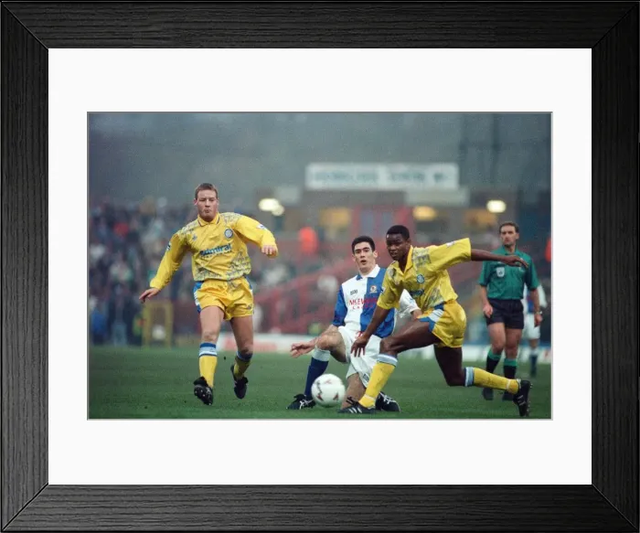 Framed Print : Blackburn Rovers 3 - 1 Leeds United, Premier League match at Ewood Park Framed Print : Blackburn Rovers 3 - 1 Leeds United, Premier League match at Ewood Park