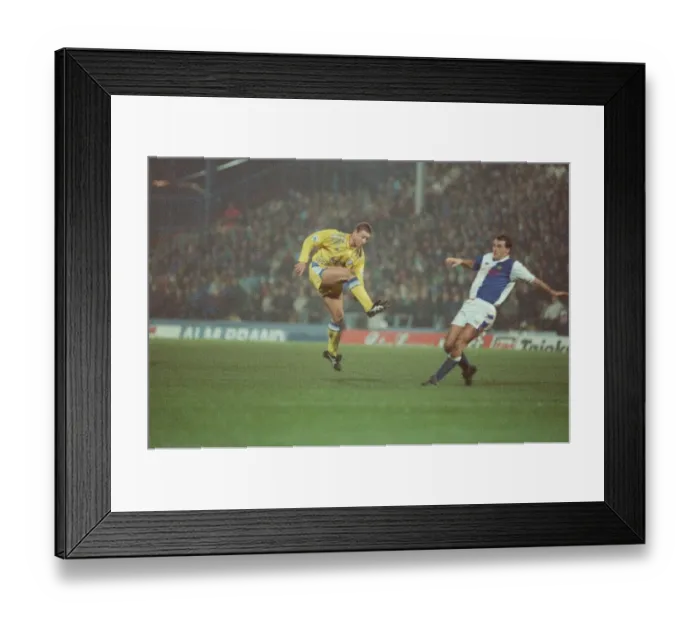 Framed Print : Blackburn Rovers 3 - 1 Leeds United, Premier League match at Ewood Park