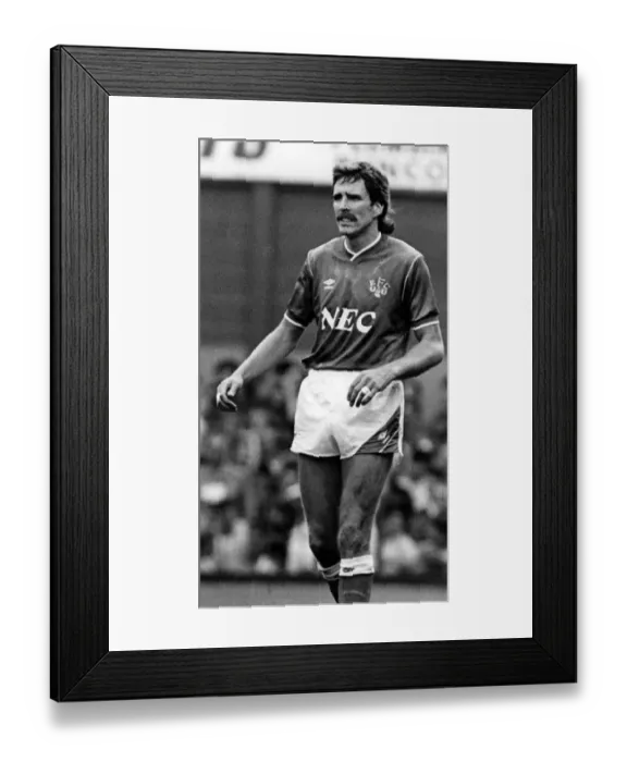 Framed Print : Everton FCs Paul Power. 23rd August 1986