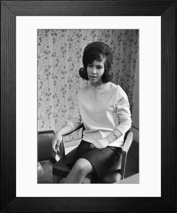 Framed Print : Singer Helen Shapiro. 2nd June 1964 Framed Print : Singer Helen Shapiro. 2nd June 1964