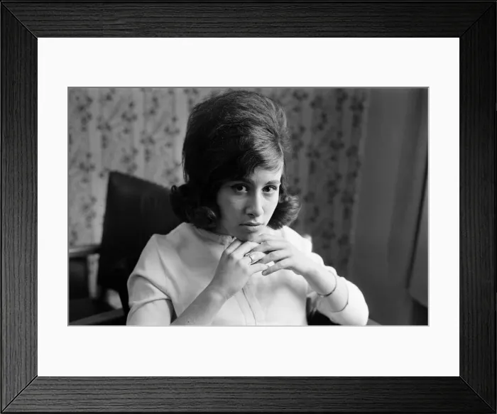 Framed Print : Singer Helen Shapiro. 2nd June 1964 Framed Print : Singer Helen Shapiro. 2nd June 1964