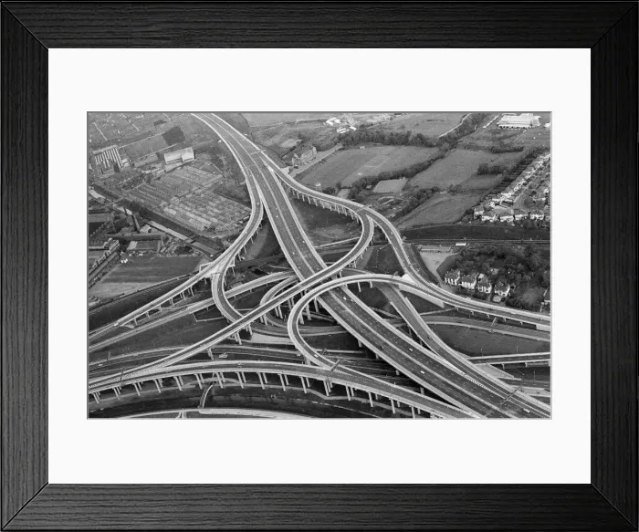Framed Print : Spaghetti Junction came through its first major test. Drivers in the spring Bank Holiday Framed Print : Spaghetti Junction came through its first major test. Drivers in the spring Bank Holiday