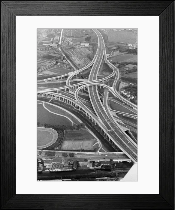 Framed Print : Spaghetti Junction came through its first major test. Drivers in the spring Bank Holiday Framed Print : Spaghetti Junction came through its first major test. Drivers in the spring Bank Holiday