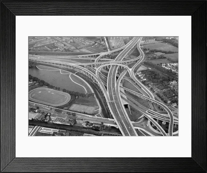 Framed Print : Spaghetti Junction came through its first major test. Drivers in the spring Bank Holiday Framed Print : Spaghetti Junction came through its first major test. Drivers in the spring Bank Holiday