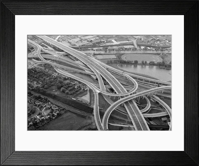 Framed Print : Spaghetti Junction came through its first major test. Drivers in the spring Bank Holiday Framed Print : Spaghetti Junction came through its first major test. Drivers in the spring Bank Holiday